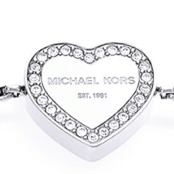 MICHAEL KORS White Gold Heritage Slide Bracelet - Picture 3 of 8